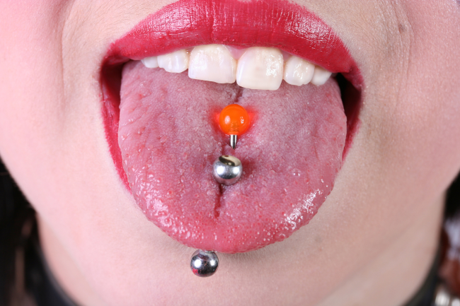 How to take care of your tongue piercing